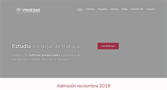 Desktop Screenshot of proesad.upeu.edu.pe